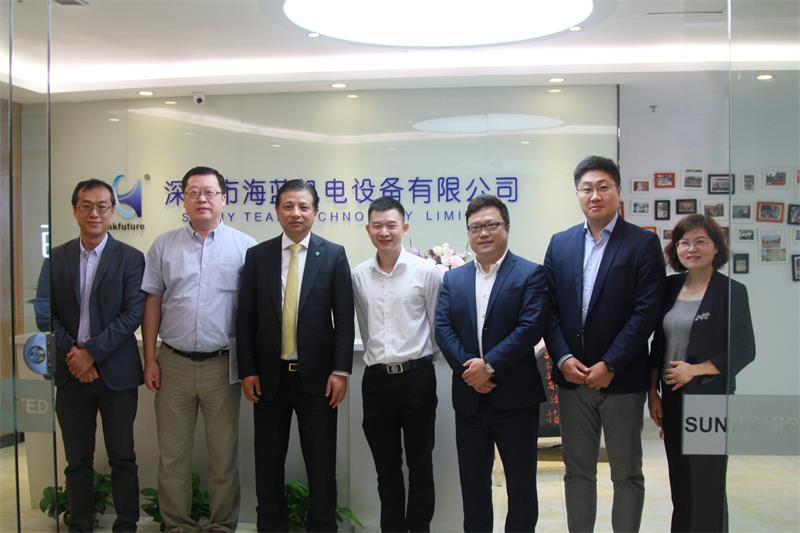 熱烈歡迎三菱電機自動化蒞臨海藍機電參觀指導工作!