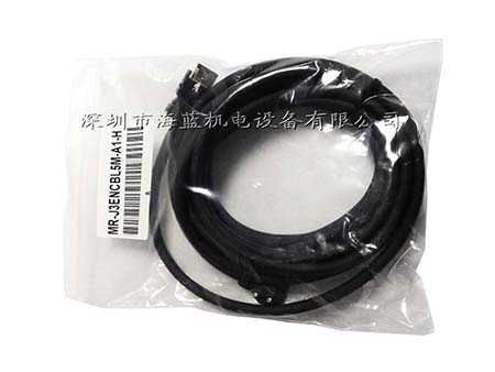MR-J3ENCBL5M-A1-L三菱伺服編碼器線長度可制定1米至50米，小功率驅動器專用