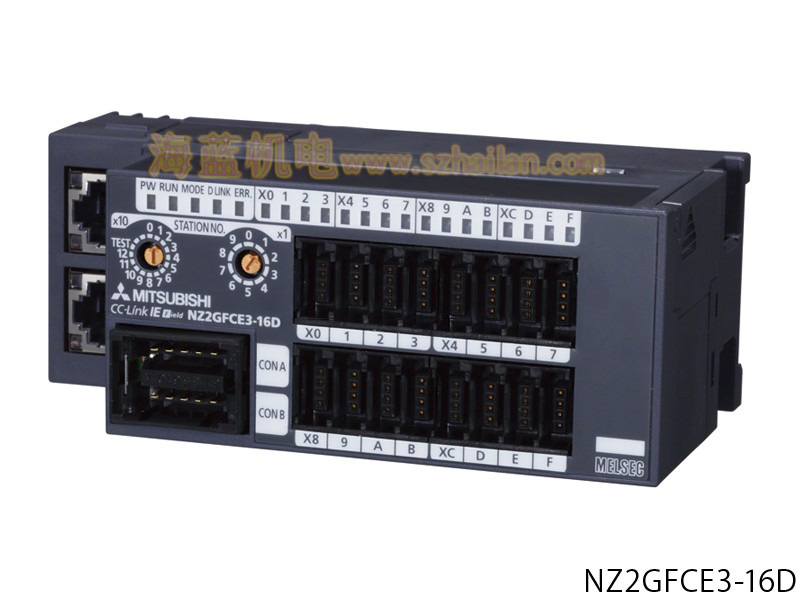 NZ2GFCE3-16DE|16點 DC24V（源型）輸入，遠程模塊、e-CON連接器、3線式
